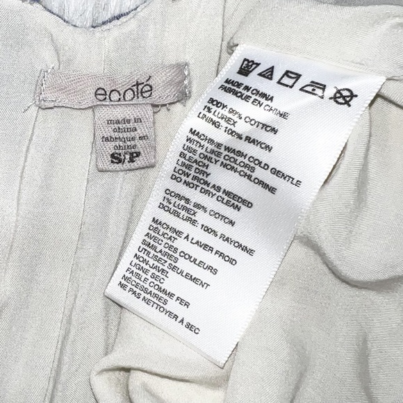 SOLD-Urban Outfitters Striped Chambray and Cream Midi Halter SunDress - Picture 13 of 15